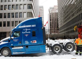 Ottawablockad över – alla lastbilar bärgade