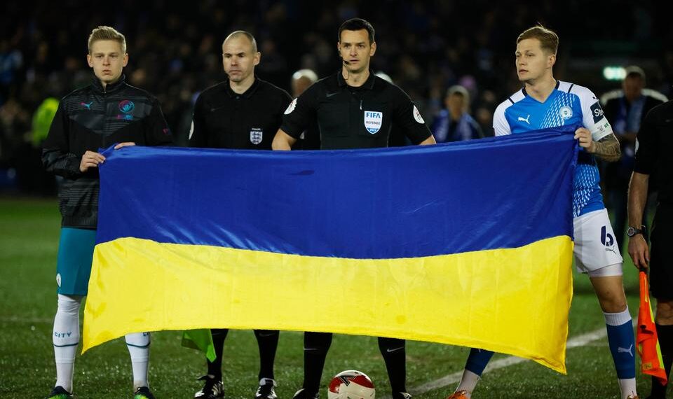 Fernandinho lämnade över kaptensbindeln till ukrainaren Oleksandr Zinchenko