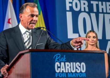 Kamp inför borgmästarvalet i Los Angeles