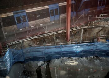 Här byggs tunnelbanans nya snabbhissar