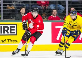 Sweden scores 3 goals in final 20 minutes to defeat Canada in World Junior exhibition action